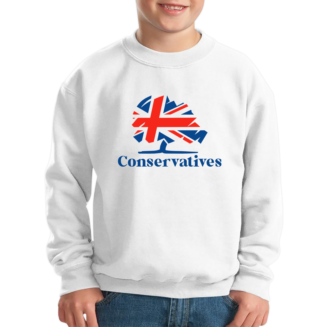 Conservatives Party Logo Political Party Uk Election United Kingdom Kids Jumper