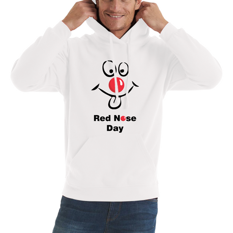 Comic Relief Red Nose Day Funny Emoji Face Hoodie