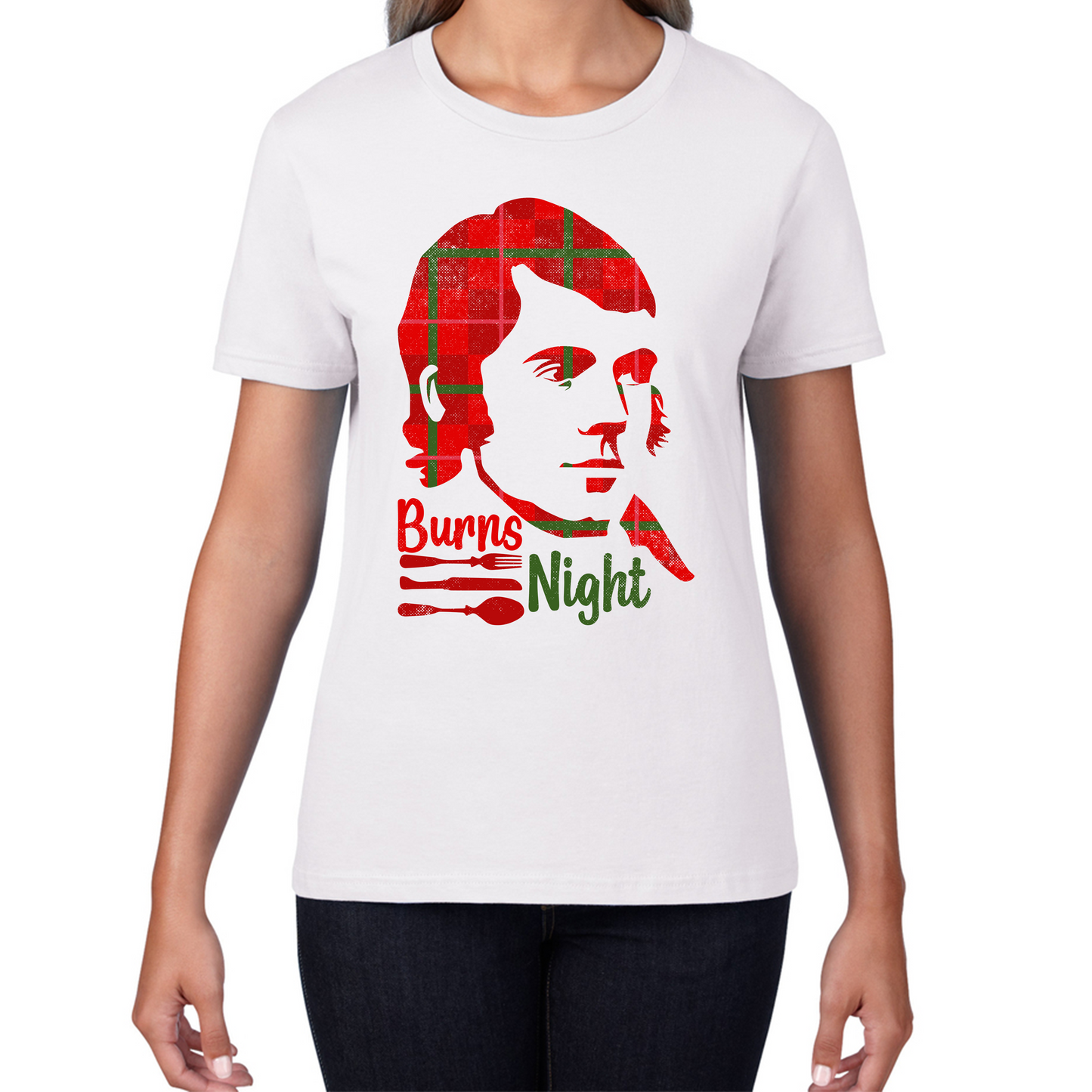 Burns Night Robert Burns Rabbie Burns Bard Life Scottish Poet Womens Tee Top