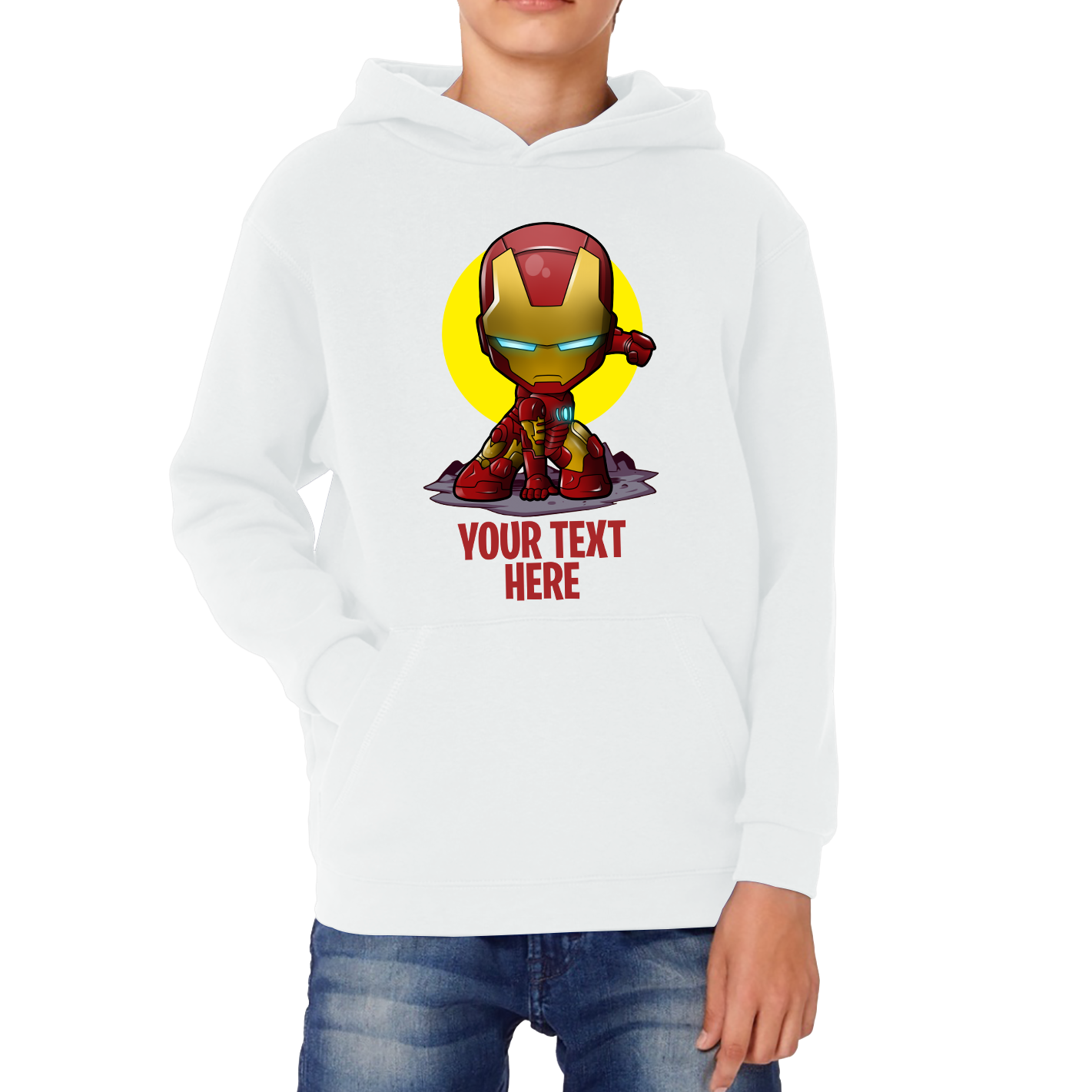 Personalised Iron Man Hoodie