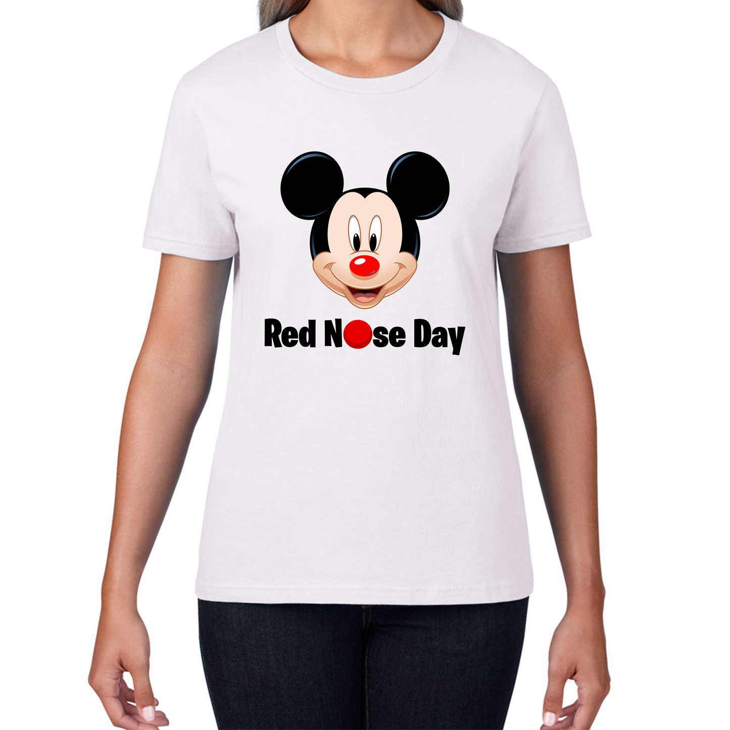 Mickey Mouse Disney Red Nose Day T Shirt