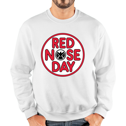 Marvel Shield Red Nose Day Sweatshirt