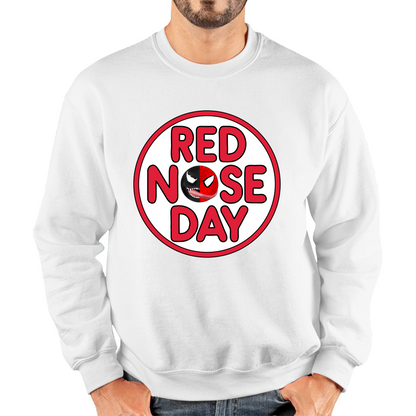 Marvel Venom Spider-man Red Nose Day Sweatshirt. 