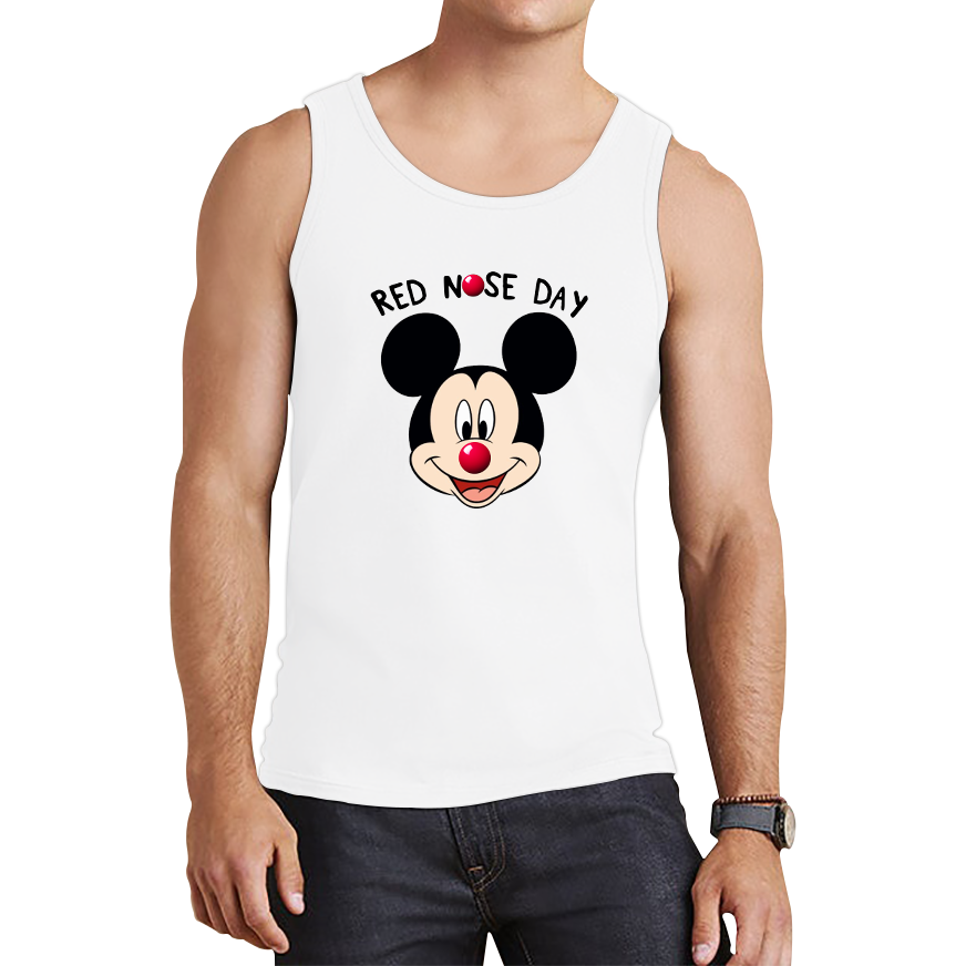 Disney Mickey Mouse Red Nose Day Tank Top