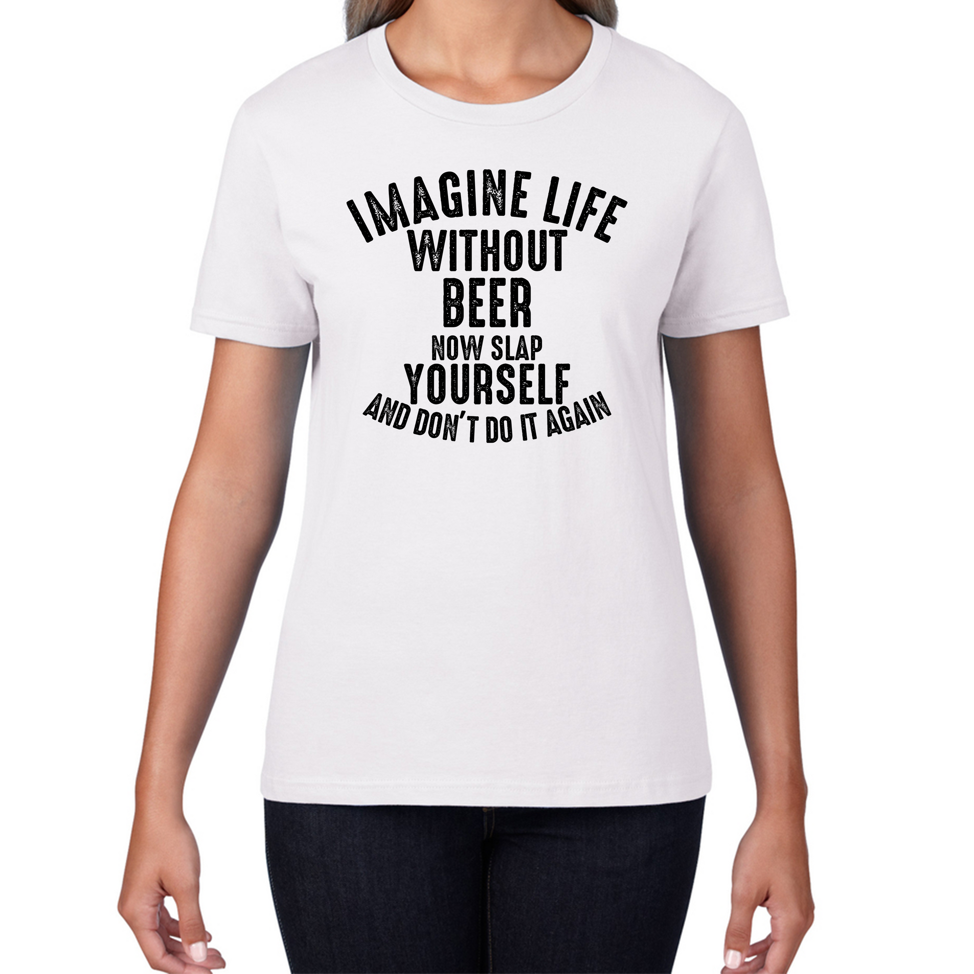 Imagine Life Without Beer Funny T Shirt