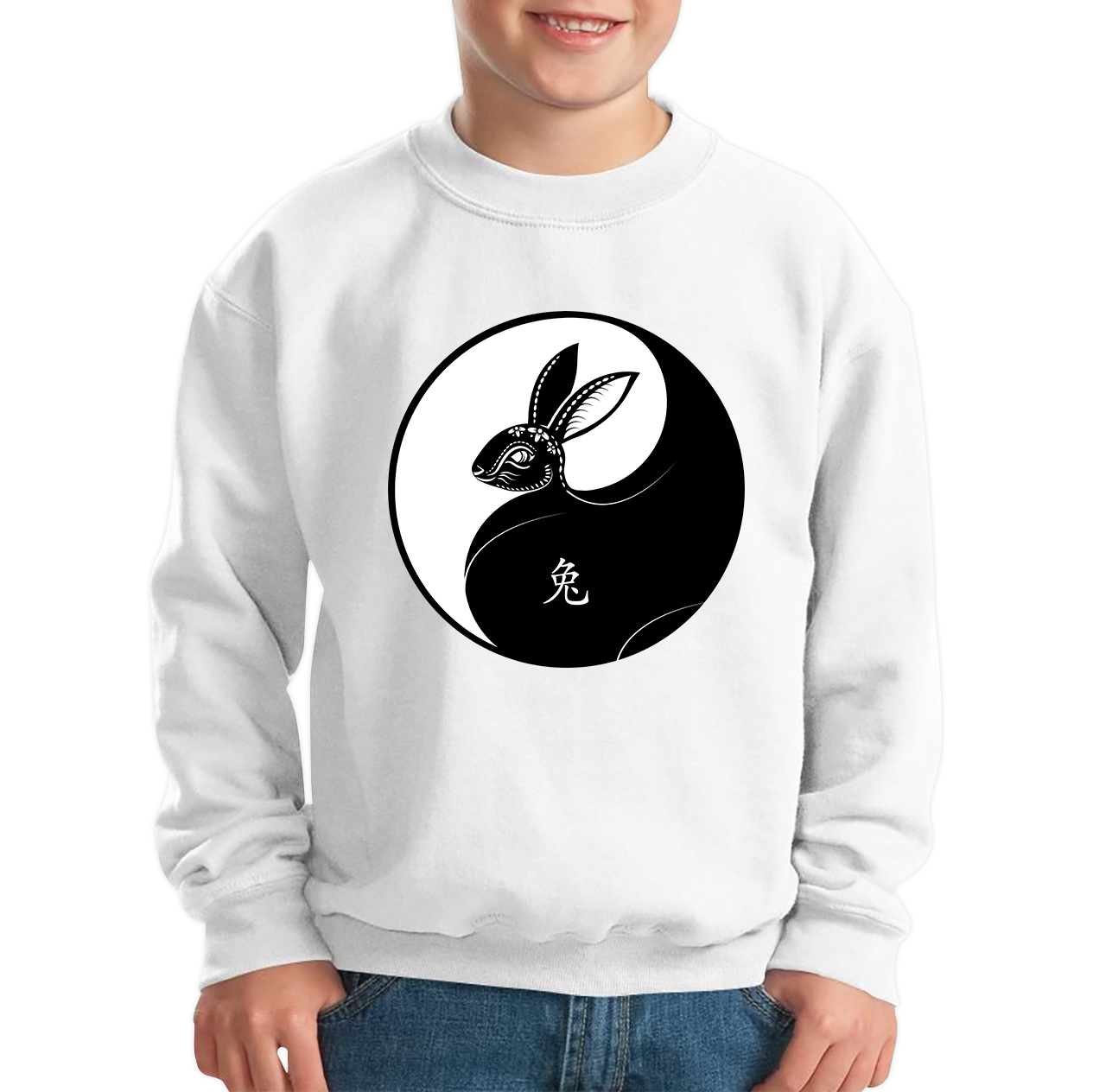 Happy Chinese New Year 2023 Year Of The Rabbit Zodiac Sign Lunar New Year Chinese Zodiac Kids Jumper