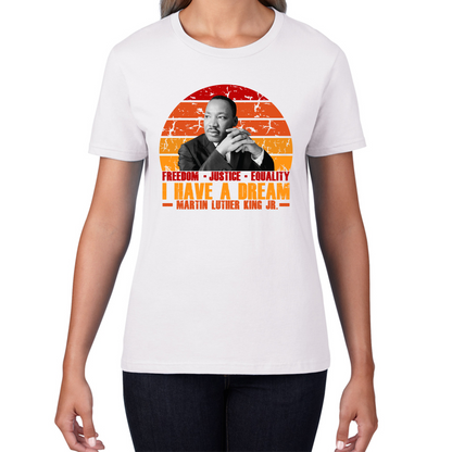 Martin Luther King Ladies T Shirt