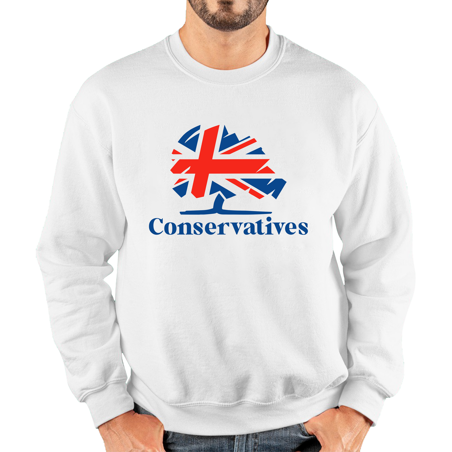 Conservatives Party Logo Political Party Uk Election United Kingdom Unisex Sweatshirt