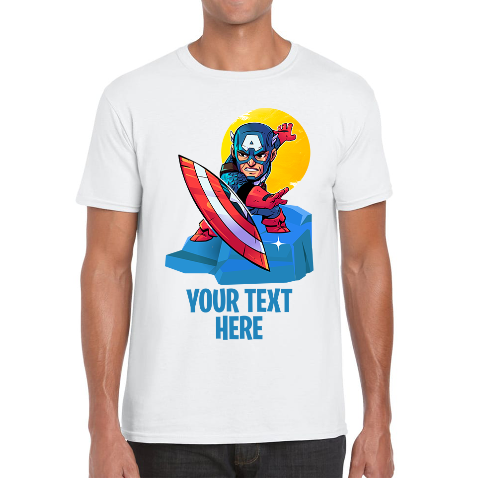 Personalised Captain America T Shirt