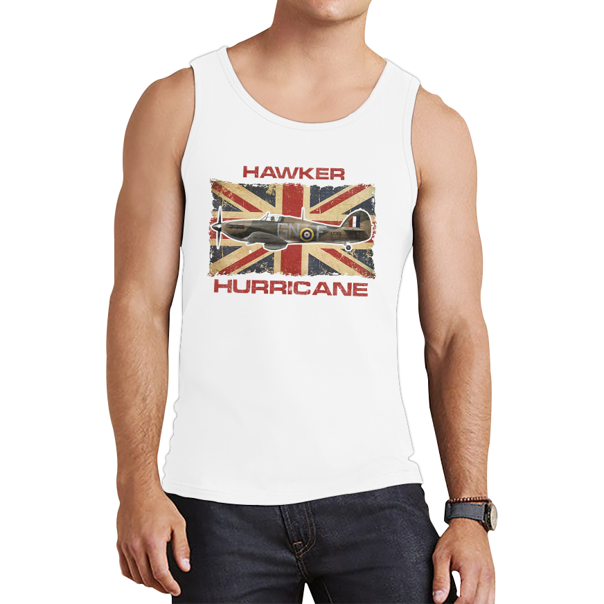 Vintage Hawker Hurricane British Veteran Air Force Tank Top