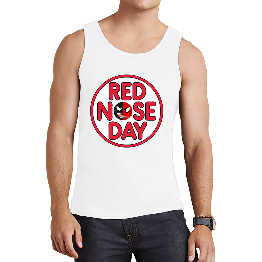 Marvel Venom Spider-man Red Nose Day Tank Top