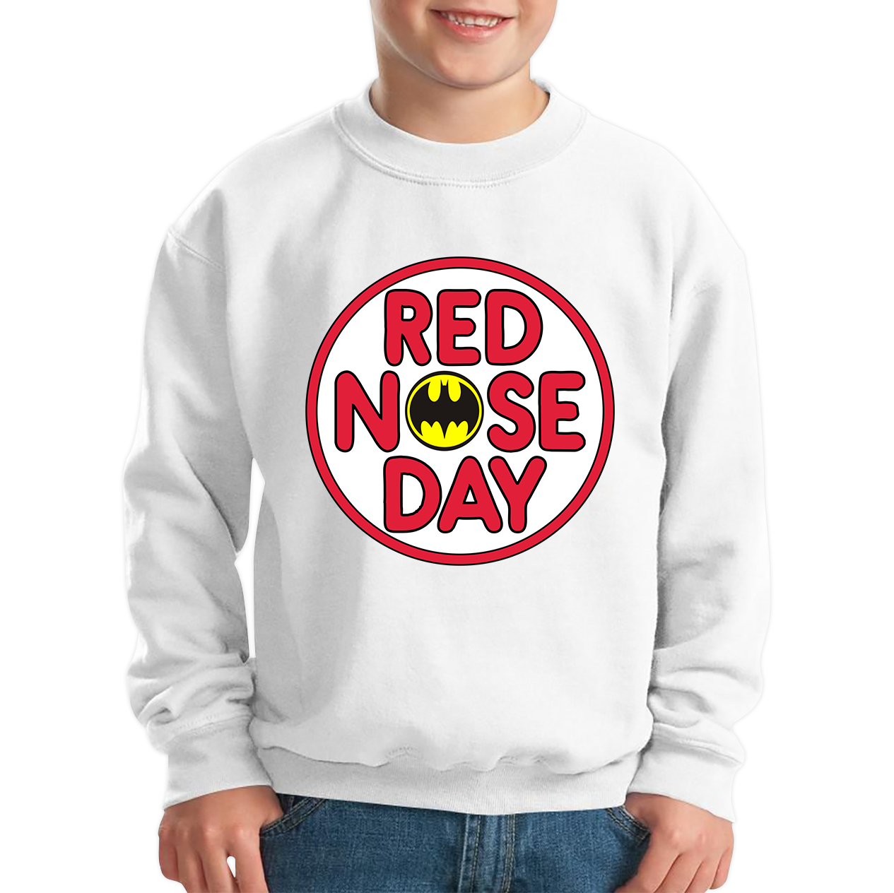 Batman Comic Relief Red Nose Day Sweatshirt