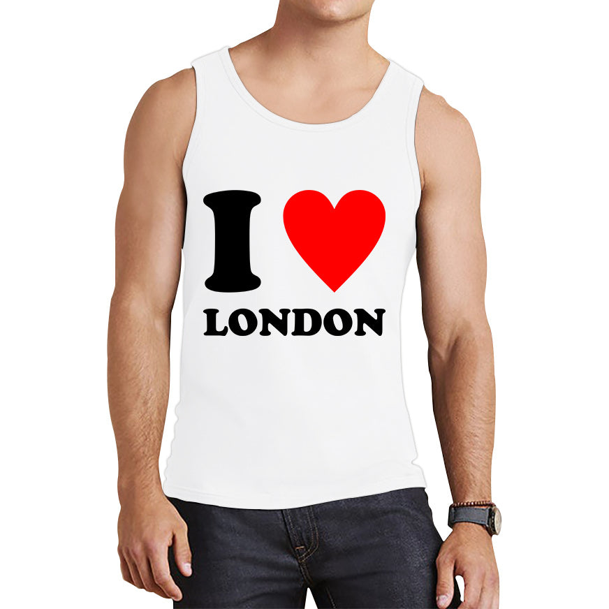 I Love London Capital of England Country Love Souvenir Great Britain Tank Top