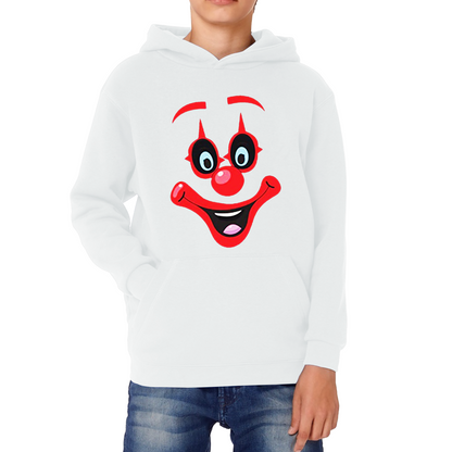 Funny Clown Face Red Nose Day Hoodie