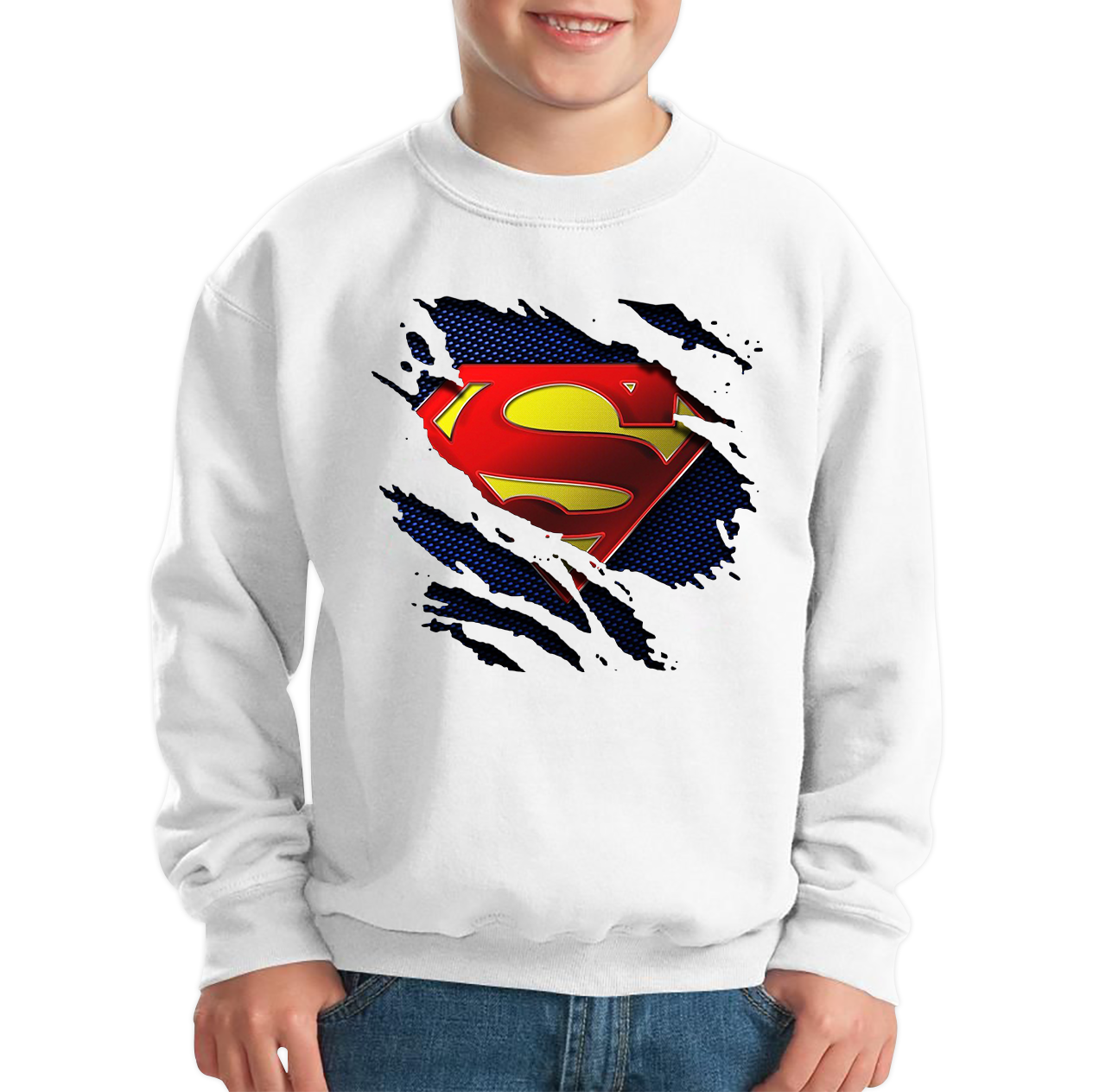 Superman Logo Comics Superhero Sweatshirt