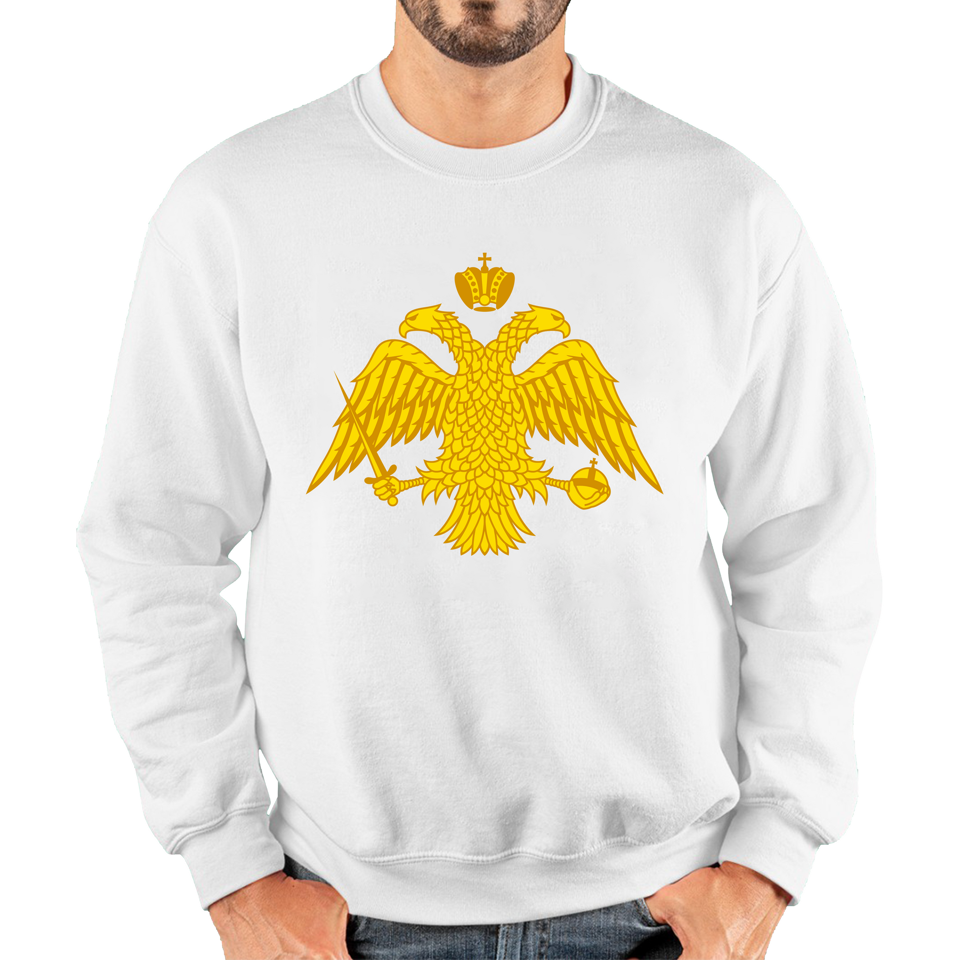 Byzantium Double Headed Eagle Symbol Sweatshirt