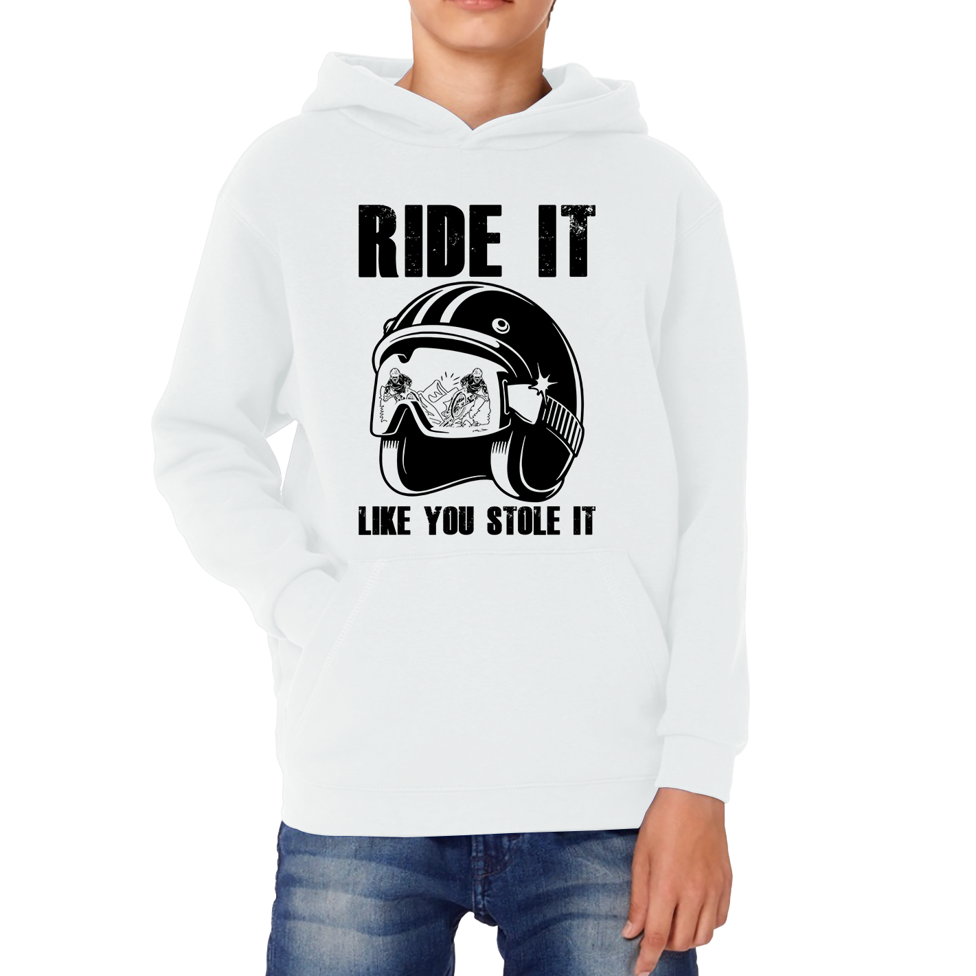 Ride It Like You Stole It Motorcycle Helmet Hoodie