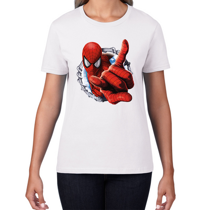 Spiderman Logo No Way Home Avengers Marvel Character Superhero Womens Tee Top