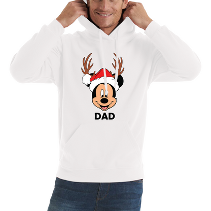 mickey mouse dad christmas hoodie