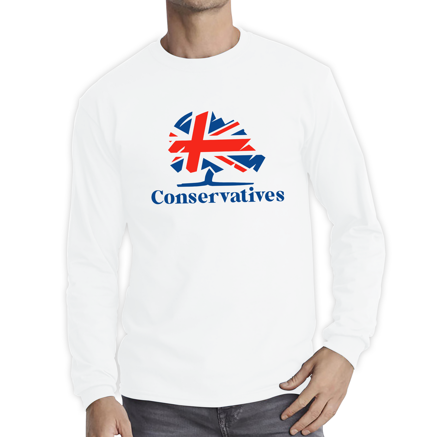 Conservatives Party Logo Political Party Uk Election United Kingdom Long Sleeve T Shirt