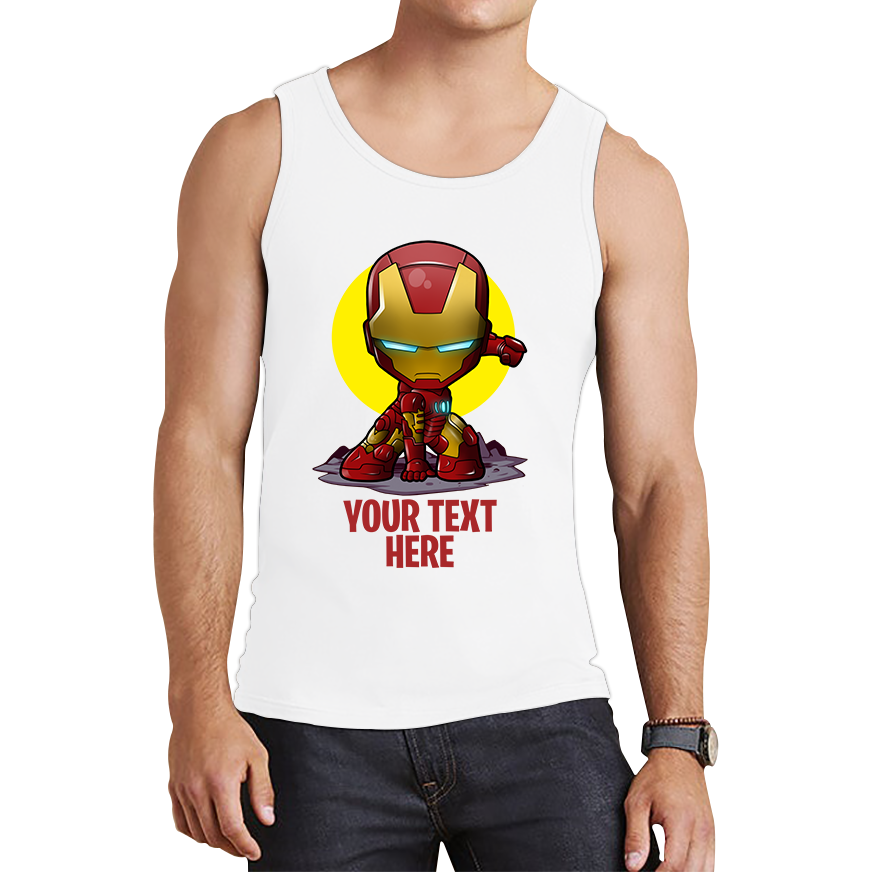 Personalised Iron Man Tank Top