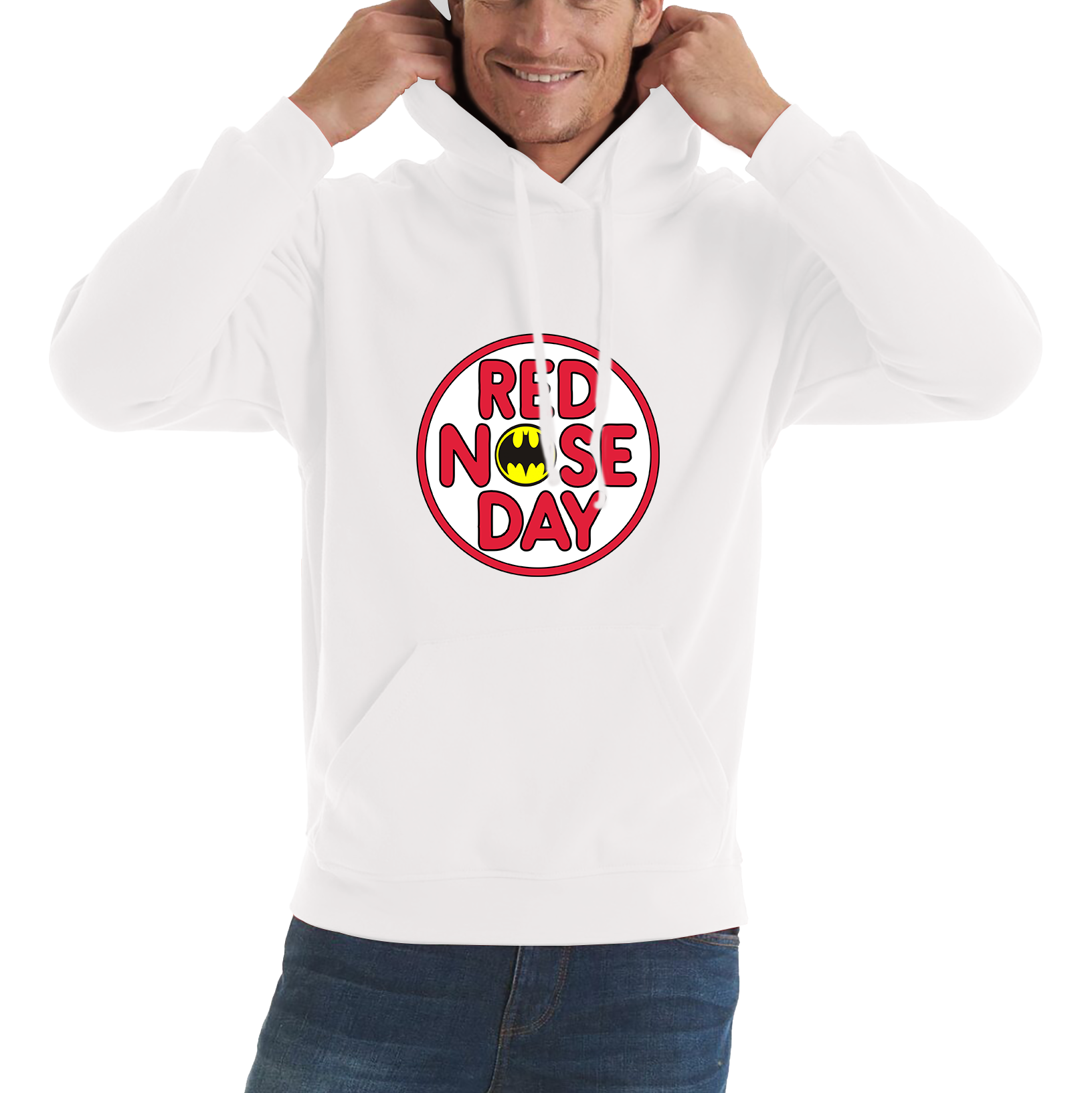 Batman Comic Relief Red Nose Day Hoodie