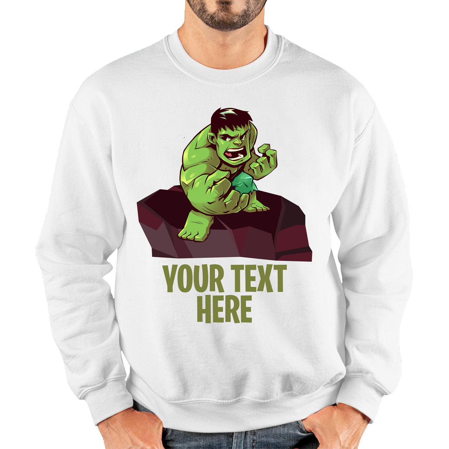 Personalised Hulk Sweatshirt