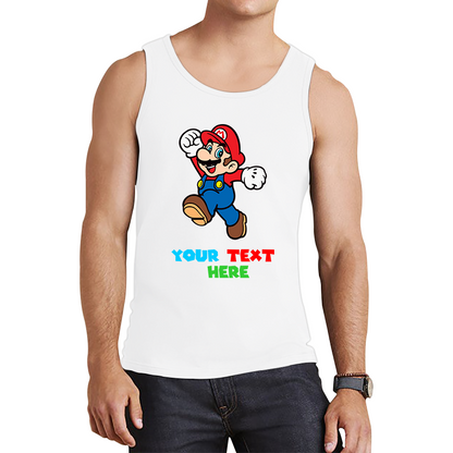 Personalised Super Mario Funny Tank Top