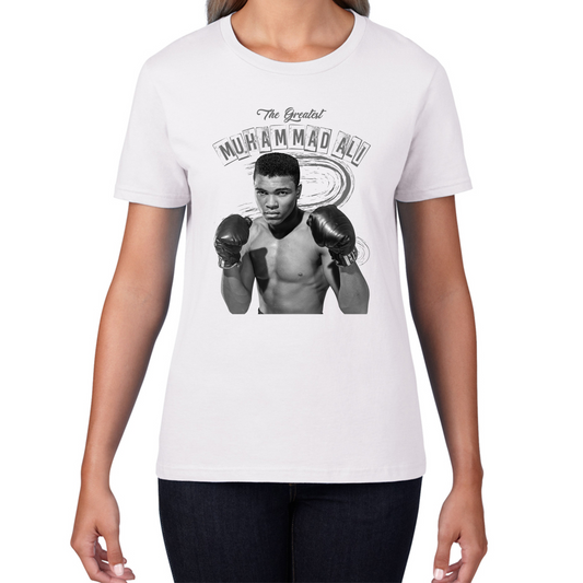 The Greatest Muhammad Ali World Heavyweight Boxing Champion American Boxer Womens Tee Top