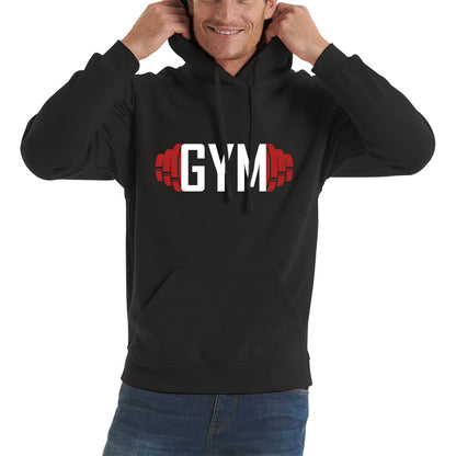 Gym Dumbell Gym Workout Fitness Bodybuilding Weight Lifting Training Unisex Hoodie