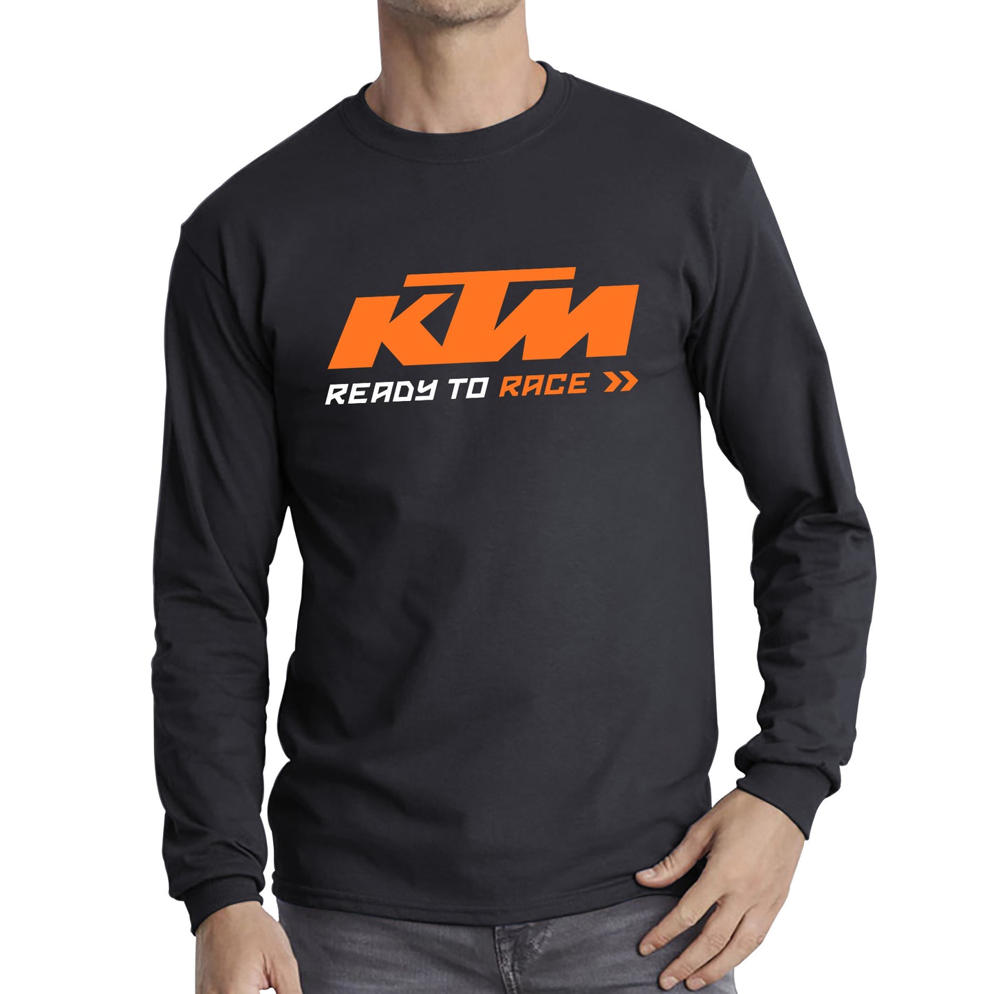 KTM Ready To Race KTM Racing Logo Motorcycle KTM Motorcycle Dirt Bike Quad Ready Race KTM Lovers Long Sleeve T Shirt