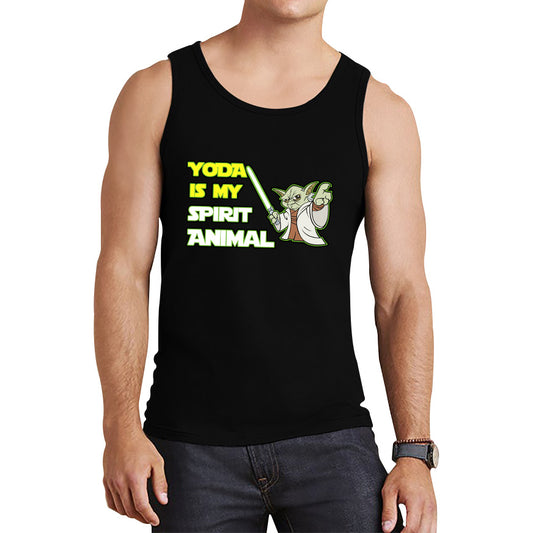 Yoda Is My Spirit Animal Yoda Legendary Jedi Master Disney Star Wars Day 46th Anniversary Tank Top