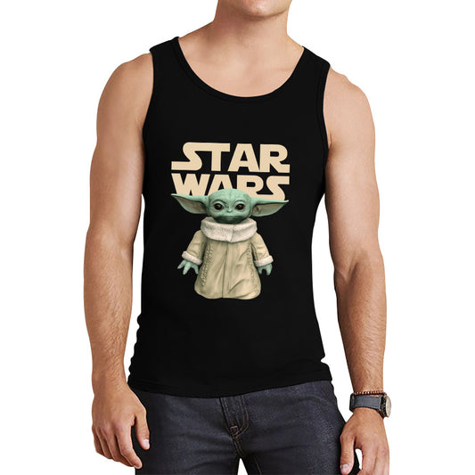 Star Wars Grogu The Child Green Humanoid Alien Yoda's Species Baby Yoda Disney Star Wars Day 46th Anniversary Tank Top