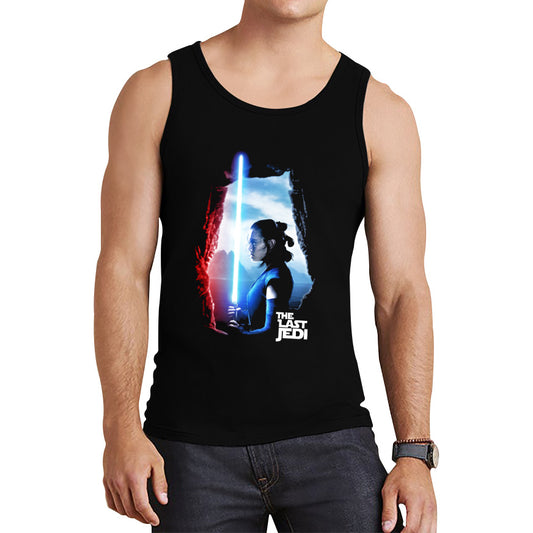 The Last Jedi Star Wars Rey Lightsaber Rey Skywalker Disney Star Wars Day 46th Anniversary Female Jedi Master Tank Top