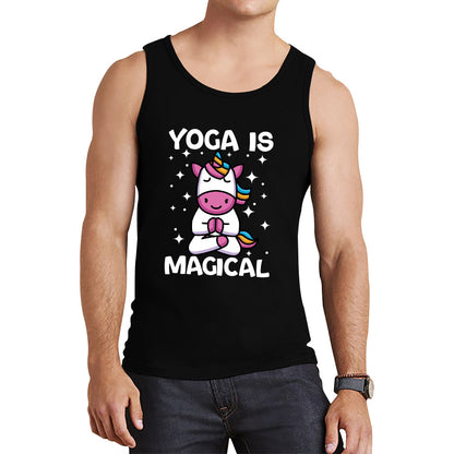 Namaste Unicorn Yoga Is Magical Unicorn Meditation Fitness Unicorn Lovers Yogi Gift Tank Top