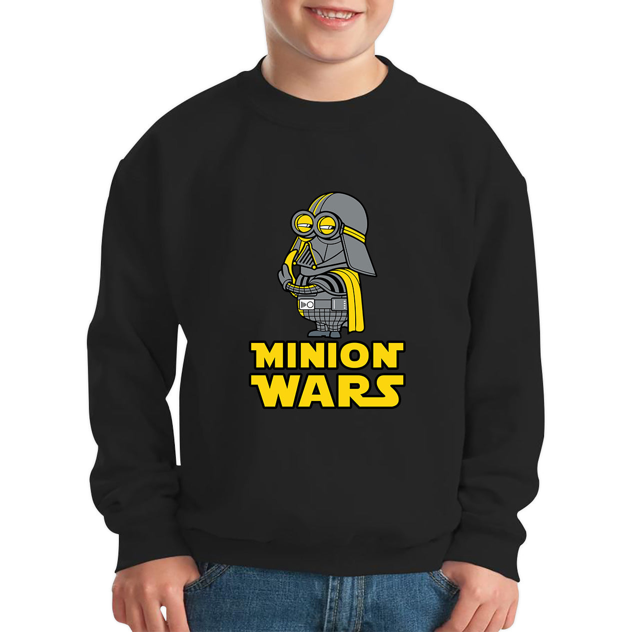 Minion Wars Trooper Cosplay Star Wars Minion Parody The Minions Become Superheroes Disney Star Wars 46th Anniversary Kids Jumper