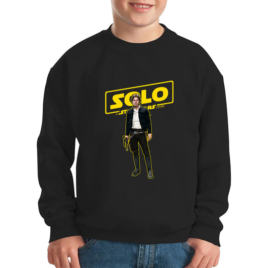 Han Solo Star Wars Fictional Character Solo A Star Wars Story Sci-fi Action Adventure Movie Disney Star Wars Day 46th Anniversary Kids Jumper