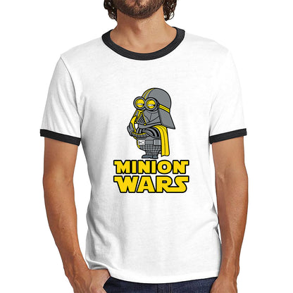 Minion Wars Trooper Cosplay Star Wars Minion Parody The Minions Become Superheroes Disney Star Wars 46th Anniversary Ringer T Shirt