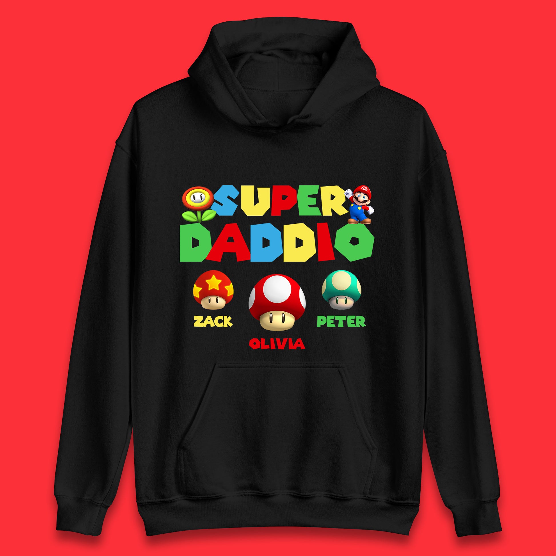 Personalised Super Daddio Hoodie