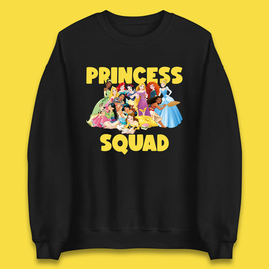 Disney Princess Squad Disney Snow White Cinderella Jasmine Disney Princess Group Disney Trip Disney World Unisex Sweatshirt