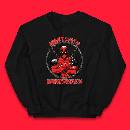 The Unstable Mercenary Funny Deadpool Marvel Deadpool Marvel Comics Superhero Fictional Character Kids Jumper