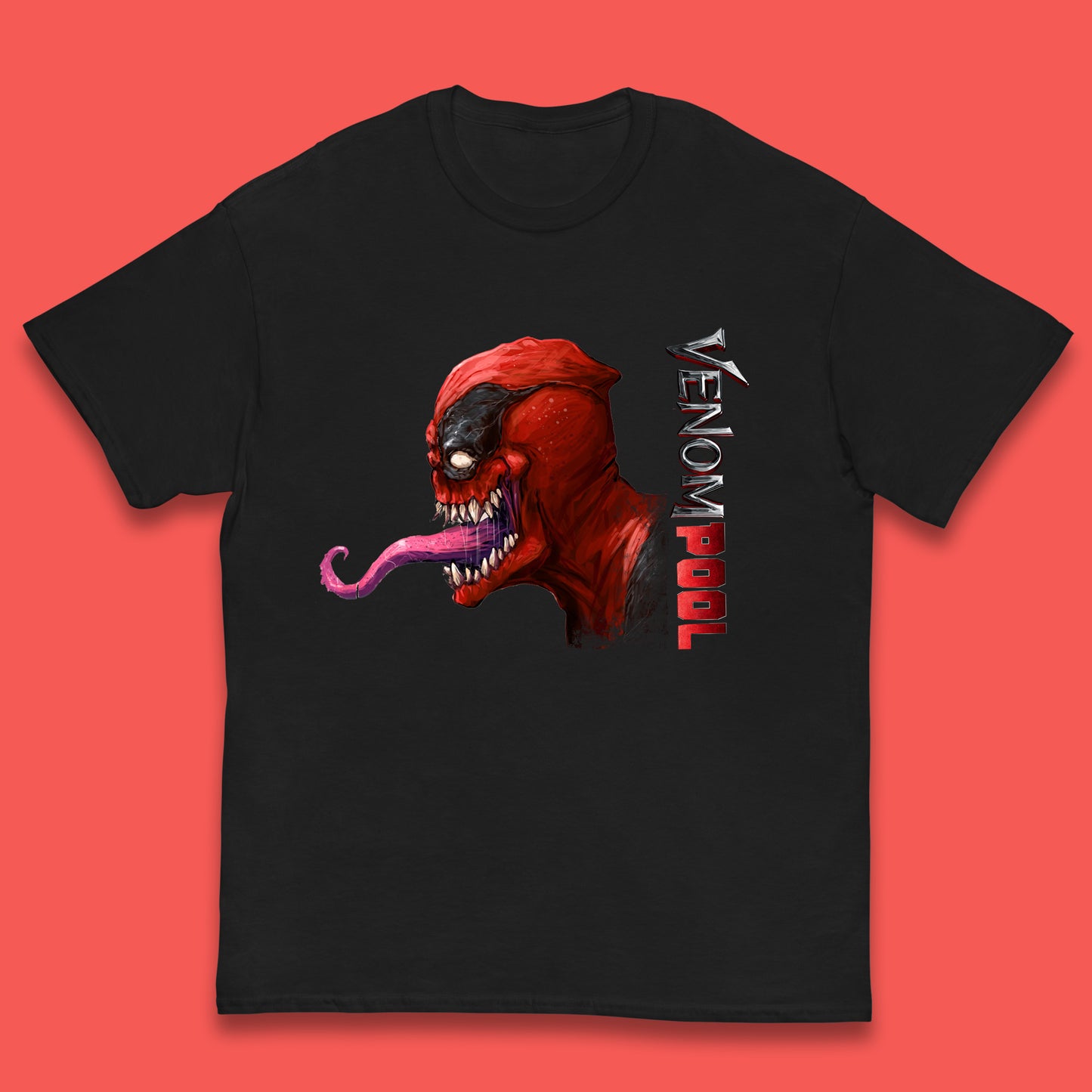 Venompool Marvel Contest Of Champion Venom-Pool Marvel Comics Superhero Deadpool Marvel Universe Character Kids T Shirt