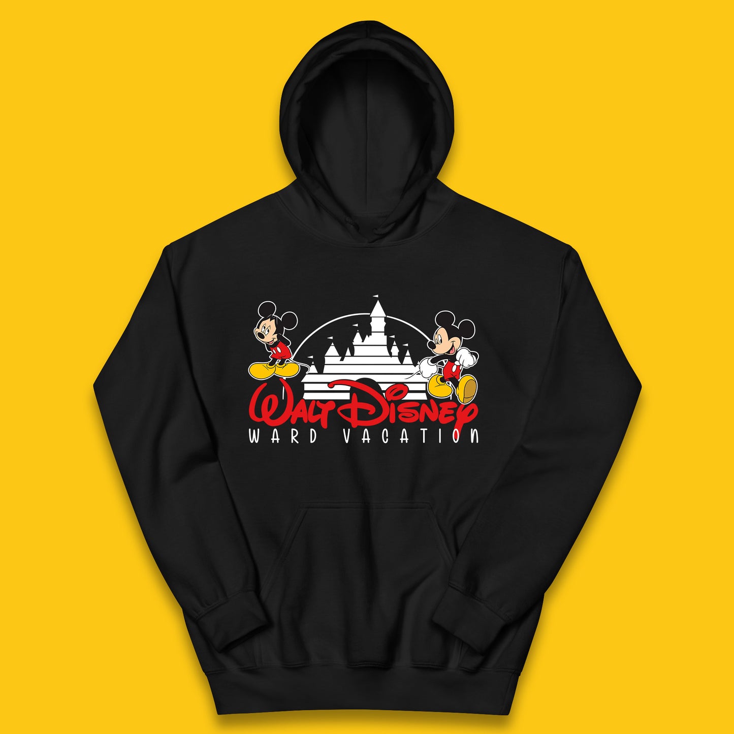 Walt Disney Ward Vacations Disney Castle Magic Kingdom Disney World Trip Kids Hoodie