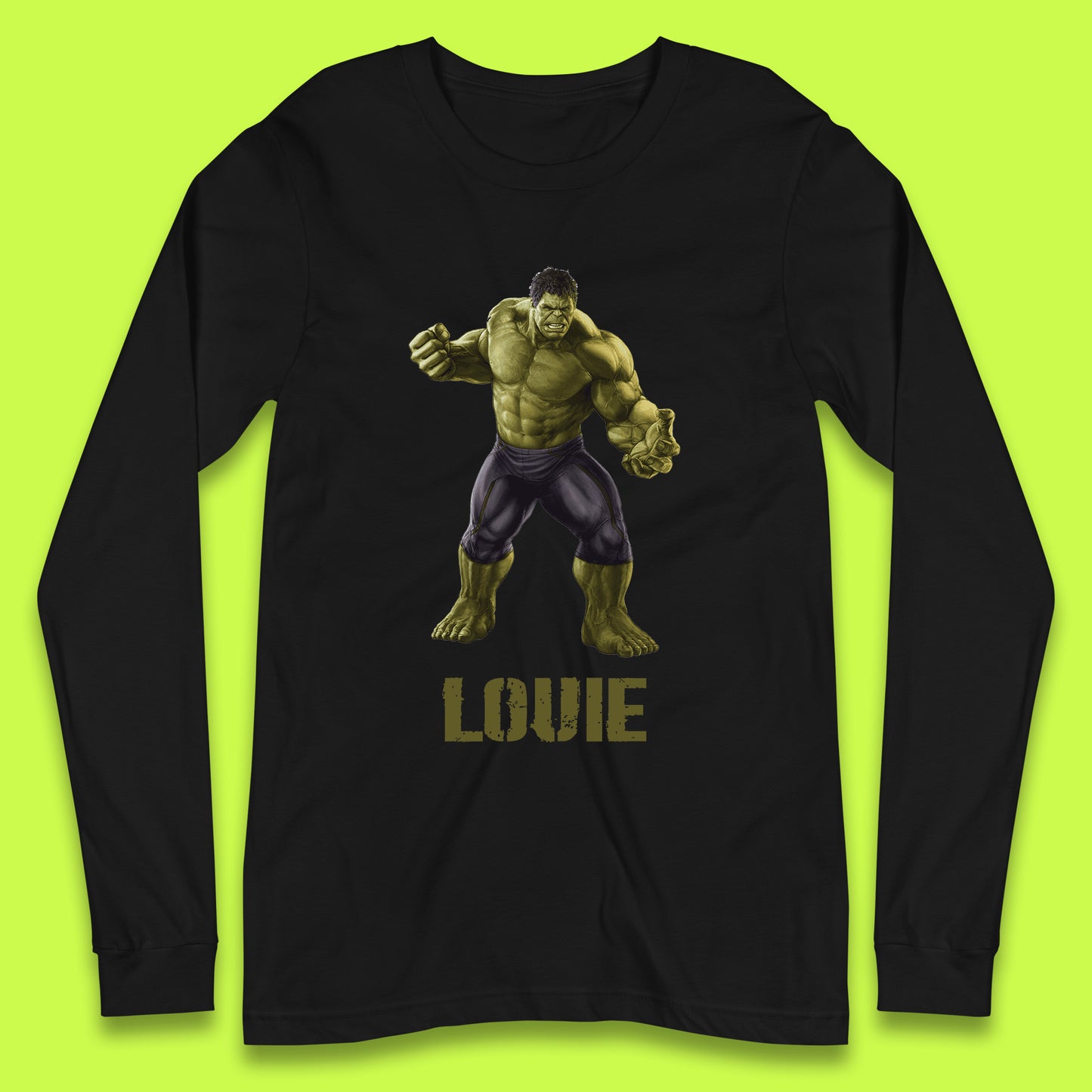 Long Sleeve Hulk Shirt