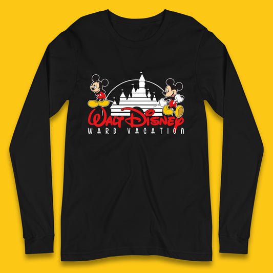 Walt Disney Ward Vacations Disney Castle Magic Kingdom Disney World Trip Long Sleeve T Shirt