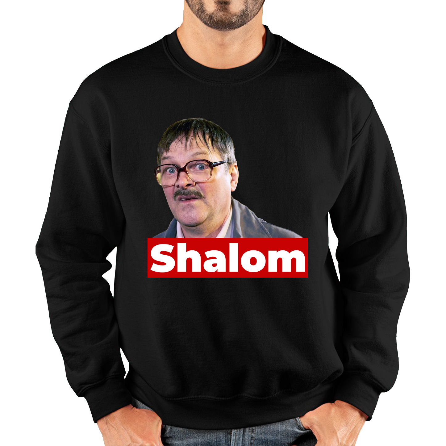 Shalom Jackie Friday Night Dinner Funny Gift Retro Unisex Sweatshirt