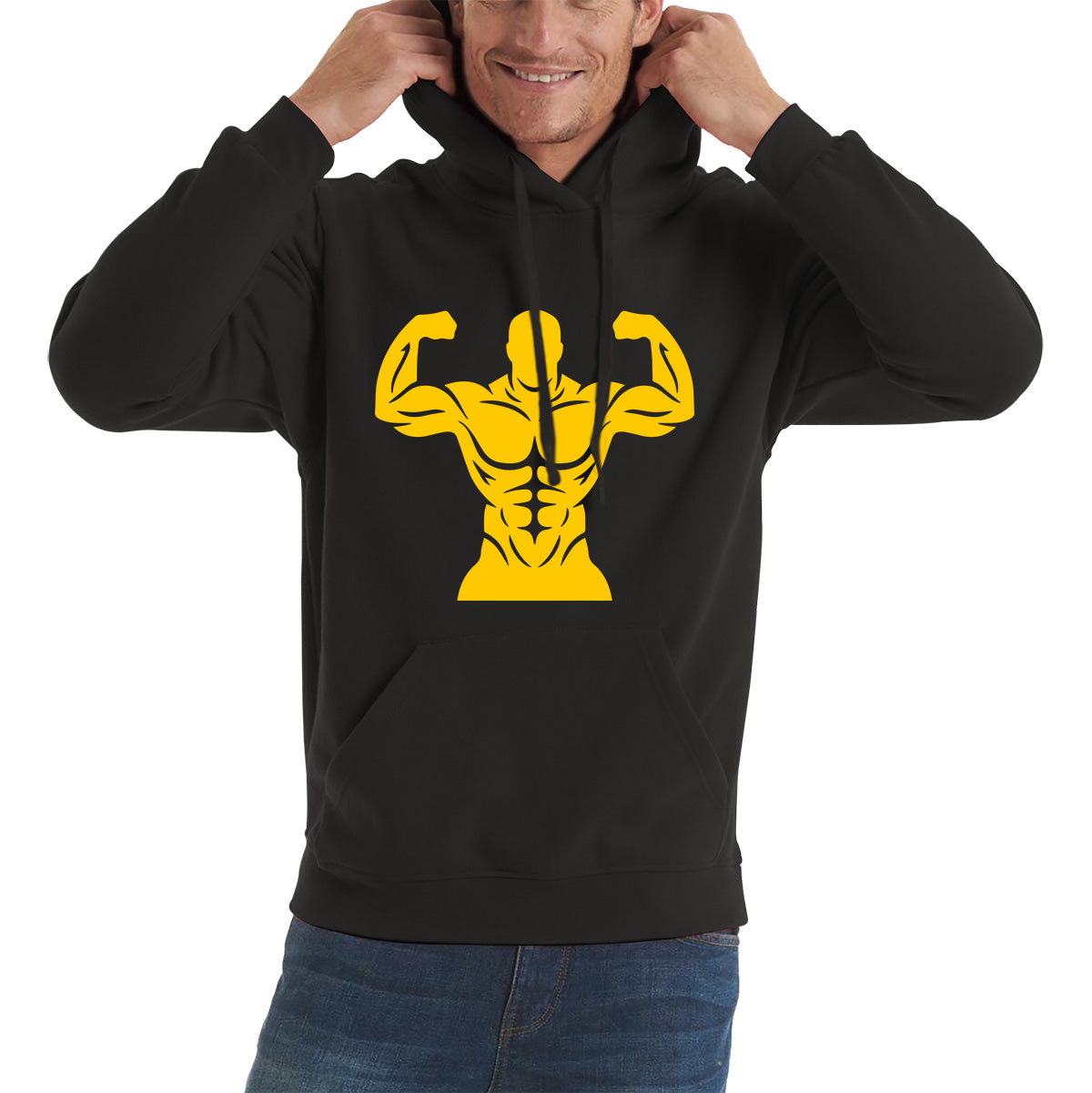 Muscle Bodybuilding Six Pack Abs Gym Fitness Workout Bodybuilding Abdominis Muscle Body Flexing Unisex Hoodie