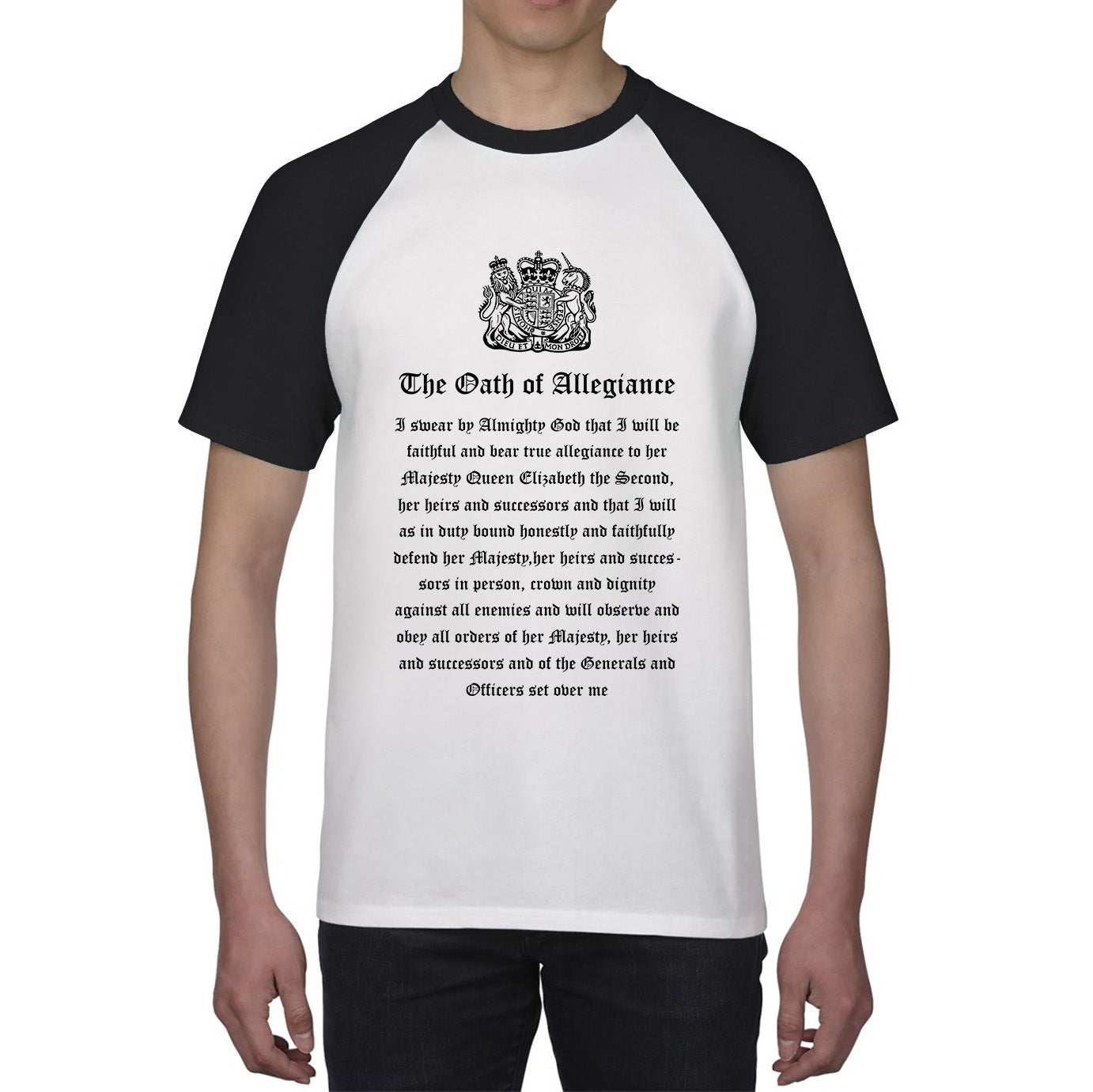 The Oath Of Allegiance British Armed Forces Day Anzac Day Lest We Forget Remembrance Day Veterans Day Baseball T Shirt