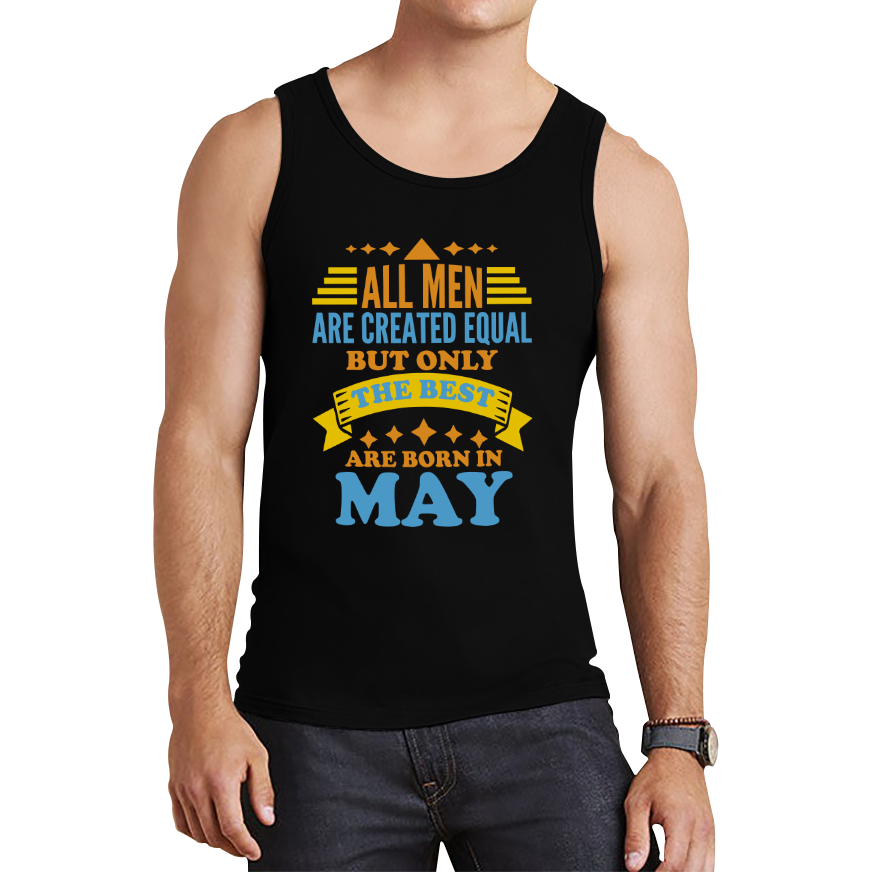 Born In May Birthday Tank Top