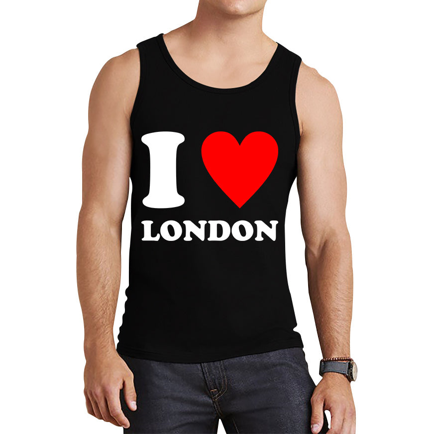 I Love London Capital of England Country Love Souvenir Great Britain Tank Top